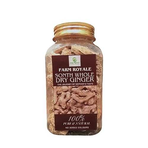 Farm Royale Whole Sonth/Dried Ginger/Sabut/khadi Saunth / / Sukhi Adrak / / 150gm / / 100% Pure and Natural / / Export Quality / / Handpicked Material