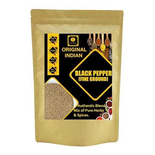 EDZZEL Unique Premium Indian Natural Black Pepper (Fine Ground) -100 GRAM
