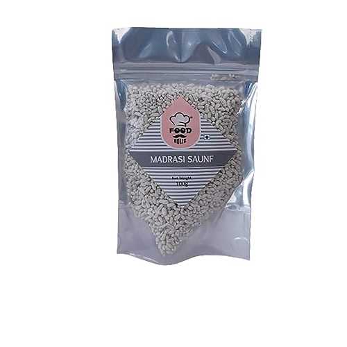 Blessfull Healing FOODHOLIC Peppermint Mouth Freshener White Sweet Fennel Seeds Mukhwas (Madrasi Saunf) (200 GM)_Packing May Vary
