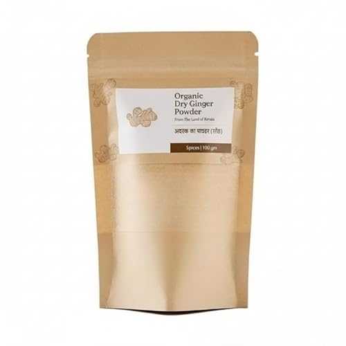 Generic Dry Ginger Powder Pure and Nutrient-Rich Spice / Premium Adrak Sonth Hand Pounded for Cooking / Authentic Indian Ginger Powder -100 gm