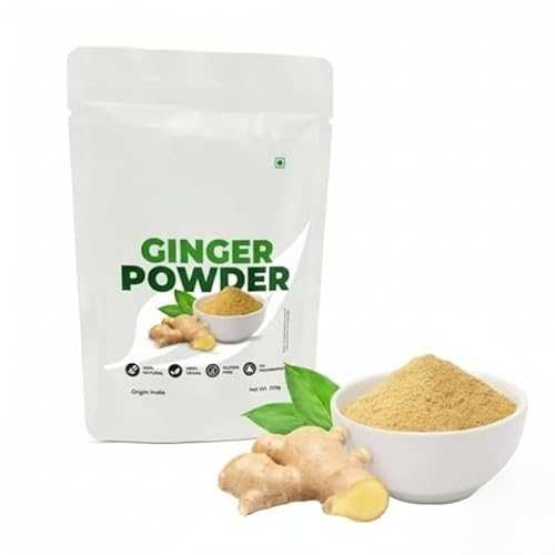 Generic Ginger Powder / 100% Natural, Vegan, Gluten-Free / No Preservatives / Pure \u0026 Authentic Ground Ginger Spice - 250g Indian Origin