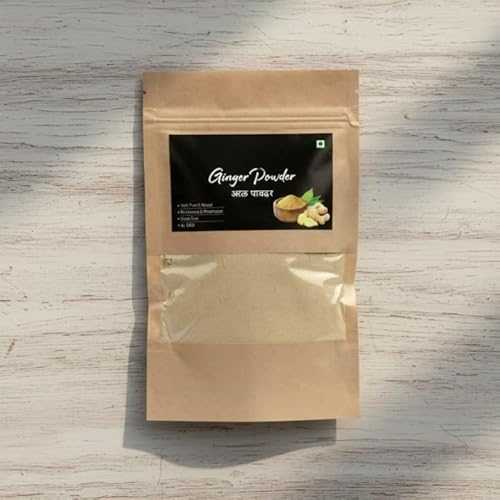 Generic Dry Ginger Powder / Pure Ginger Powder / Hand Pounded All-Natural \u0026 Certified Organic Non-GMO - for Cooking, Baking, Tea \u0026 More -100 Grams