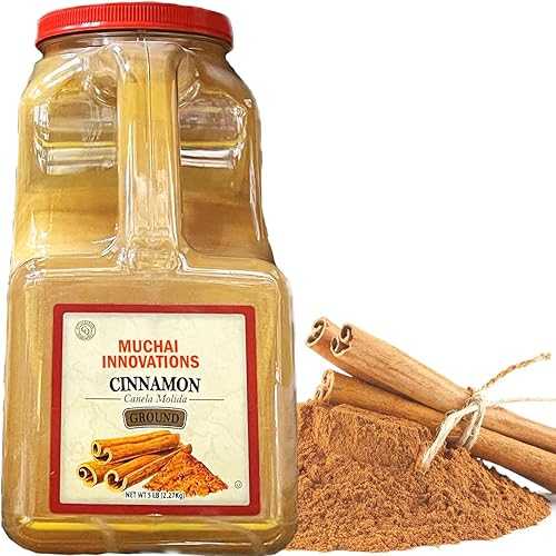 Generic Ground Cinnamon / Premium Restaurant Grade Cinnamon Powder / Perfect for Desserts Baking Cooking Beverage (5 Pounds (80 OZ Bottle))