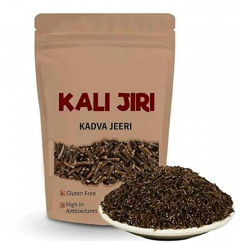 Generic Natural Kali Jiri, Kadwa Jeera, 100% Natural Black Cumin Seeds, Bitter Cumin (100gm)