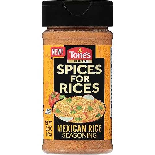 Tone\u0027s Spices for Rices, Mexican Rice, 6.2 Ounce (Pack of 6)