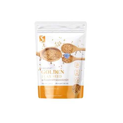 (Pack of 2) ?????? Organic Golden Flax Seed Bags of Whole Raw Flaxseed - USDA Certified Organic - Nutrient-Rich Superfood 100g Generic (Pack of 2) Organic Golden Flax Seed Bags of Whole Raw Flaxseed - USDA Cer