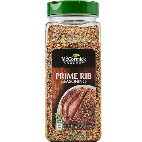 McCormick Gourmet Prime Rib Seasoning BBQ Rub Spice 17.5 Ounce