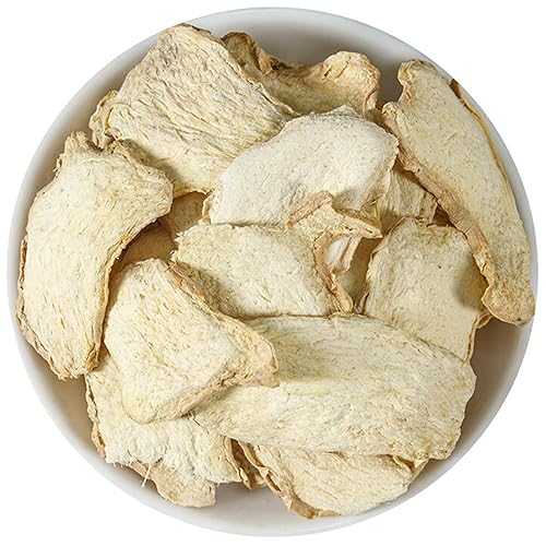 CICITANNI 500g Premium Dried Ginger Slices - Naturally Sun-Dried, Rich Spicy Aroma, Additive-Free Pure Ginger Spice, Kitchen Seasoning, Warming Tea Ingredient, Essential for Cooking, Baking, Tea