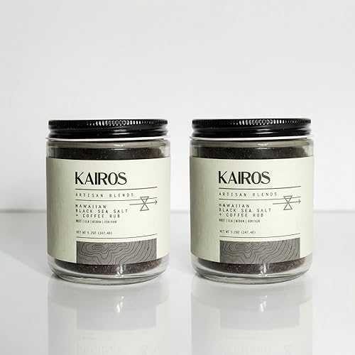 Kairos Hawaiian Black Sea Salt and Coffee Rub