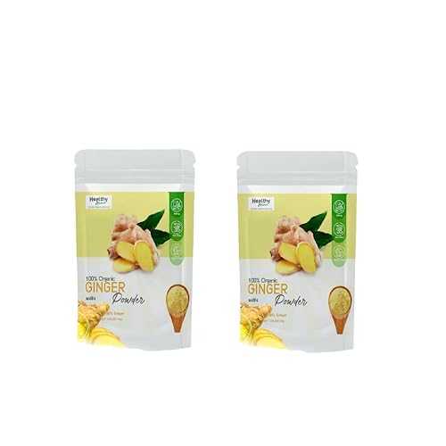 (Pack of 2)?????? Ginger Powder - Ground Ginger Root for Baking, Cooking, and Beverages - Fine Textured Spice for Tea, Smoothies, and Stir-Fry - Non-GMO 100g Generic (Pack of 2) Ginger Powder - Ground Ginger