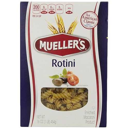 Mueller\u0027s Rotini Twist, 16-Ounce Boxes (Pack of 12)