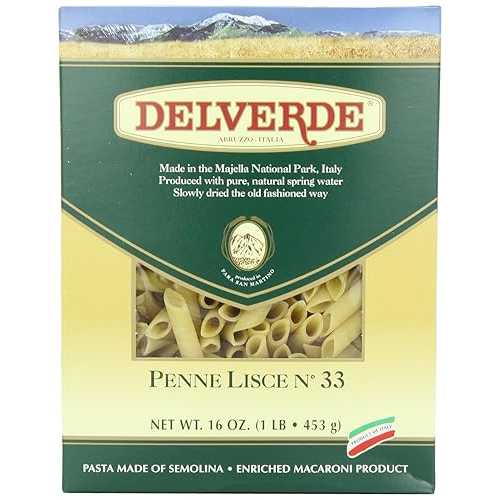 Delverde Penne Lisce, 1-Pound (Pack of 12)