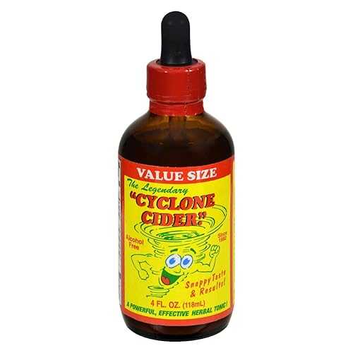 Cyclone Cider With Dropper Bottle Cyclone Cider 4 薬局衡オンス Liquid