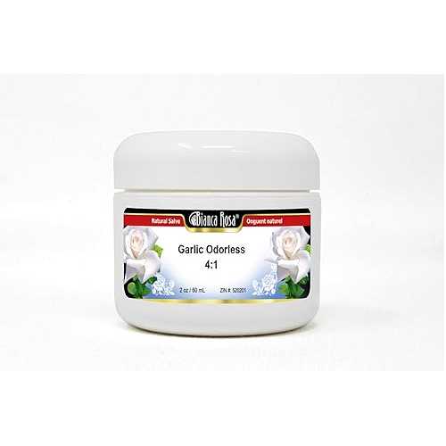 Bianca Rosa Garlic Odorless 4:1 Salve (2 薬局衡オンス, ZIN: 520201)