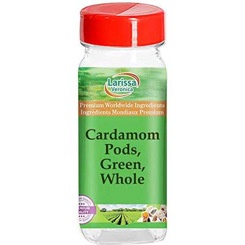 Larissa Veronica Cardamom Pods (Green, Whole) (4 薬局衡オンス, ZIN: 526936)