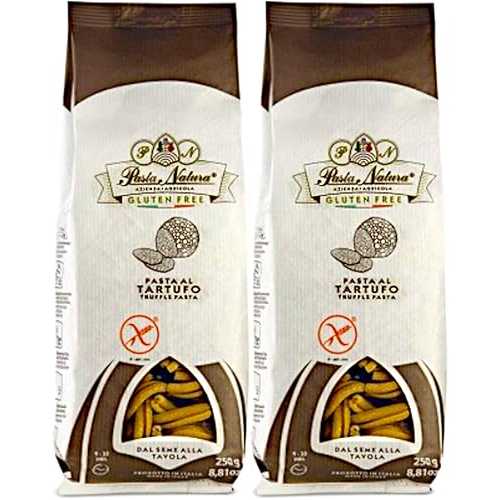 Pasta Natura Socially Responsible, Truffle Casarecce Italian Best Gluten Free Pasta (GF Pasta Noodles), GMO Free, Eco-Packaging, 8.81 薬局衡オンス (Pack of 2)