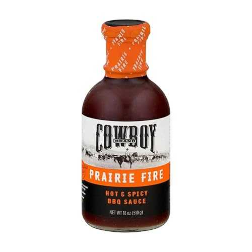 Generic Cowboy Brand Barbecue Sauce, 18薬局衡オンス - Prairie Fire (Pack of 3)