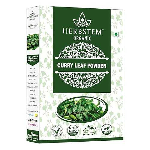Generic 100% Natural Curry Leaves (Kadi Patta) Powder (Sun Dried \u0026 Stemless) 200g For Strong And Shiny Hair