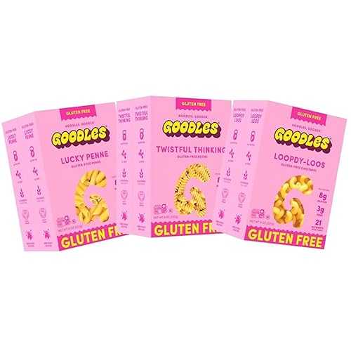 GOODLES Gluten-Free Pasta Variety 6-pack, 8薬局衡オンス - 8g Protein, 3g Fiber with Prebiotics, 21 Plant-Based Nutrients / Kosher and Clean Label Certified