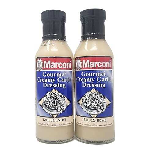 Generic 2 Pack of Creamy Garlic Dressing 12薬局衡オンス Bottles Marconi Gourmet
