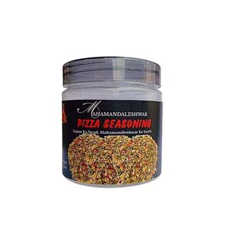 Mahamandaleshwar Pizza Seasoning 150g Italian Herb \u0026 Spice Blend Premium All-Purpose Seasoning for Pizza, Pasta, Garlic Bread, Sandwiches \u0026 Snacks