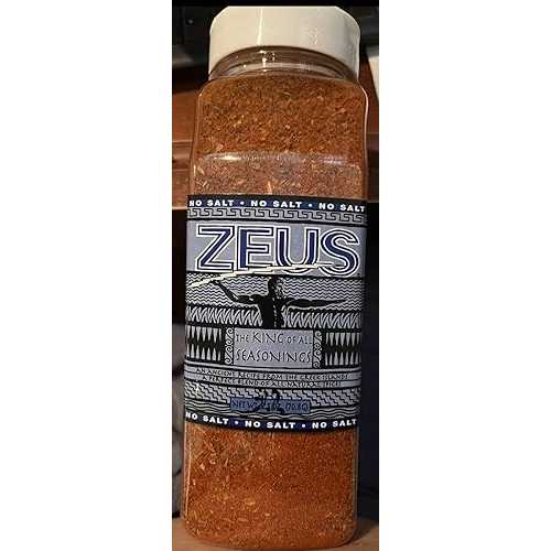 ゼウス 無塩ギリシア言い慣わし調味料(大) Zeus Salt-free Traditional Greek Seasoning (Large)