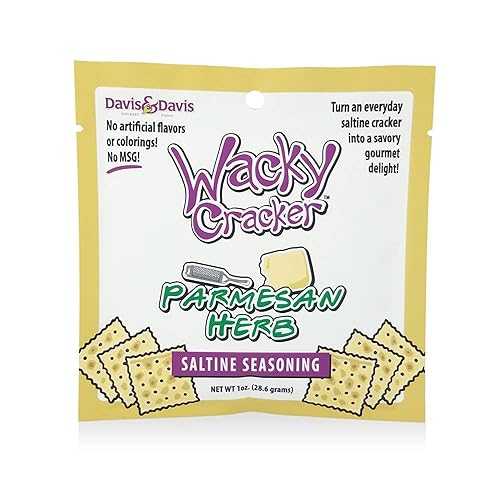 Davis \u0026 Davis Gourmet Foods, LLC Davis \u0026 Davis Gourmet Foods Wacky Cracker Seasonings (Parmesan Herb)