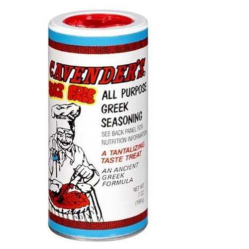 Cavender\u0027s All Purpose Greek Seasoning (Salt Free/No MSG) - 7 薬局衡オンス (pack of 4) Cavender\u0027s Exclusive recipe insert included!