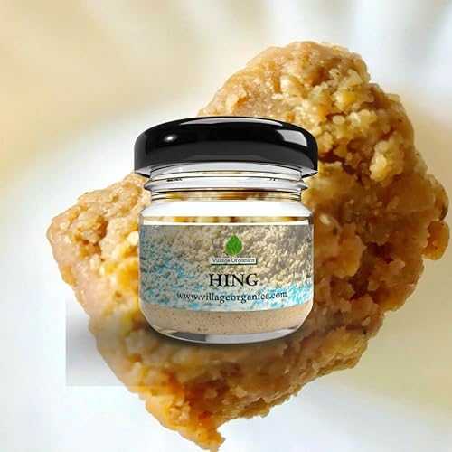 Village-Organica Unadulterated Hing / Asafoetida / Paste form / No adulteration with gum or wheat / Pure \u0026 Authentic / Aids インチ Digestion / Antioxidant / Pure Vegetarian / 40gm / 10gm * 4 /