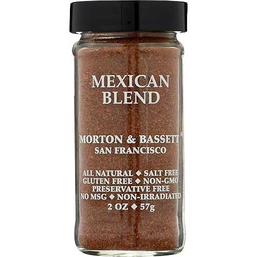 Morton \u0026 Bassett Mexican Spice Blend, All Natural, Kosher, MSG Free, Gluten Free \u0026 Non-GMO, 2 Ounce (Pack of 3)