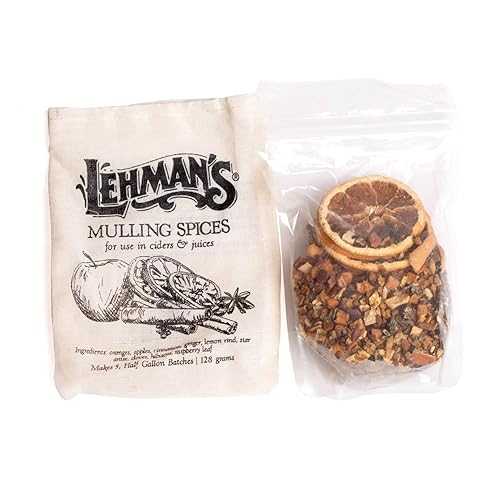 Lehman\u0027s Mulling Spices for Hot Cider and Other Brews, Makes 5 x Half Gallon Batches インチ 30 Minutes on Stovetop