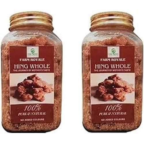 Farm Royale Hing/Asafoetida Whole -1+1+1 Combo- (200gm *3)/100% Natural and Pure / No Added Color