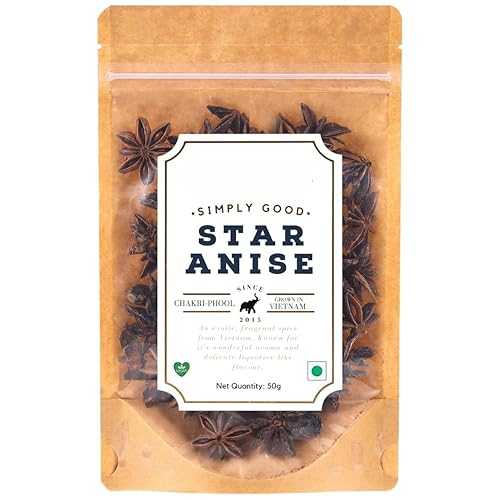 Generic Asian Star Anise (Chakri Phool), (Highly Aromatic, Imported from Vietnam) -50 gm
