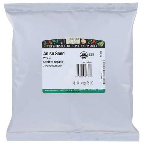 Generic Frontie.r Herb Seed Anise Whole Org 16 薬局衡オンス Pack of 6