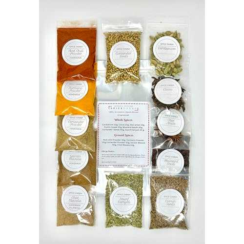 spice dabba Authentic Indian Spice 12 Spice Set: Assorted Spices, Herbs, and Seasonings