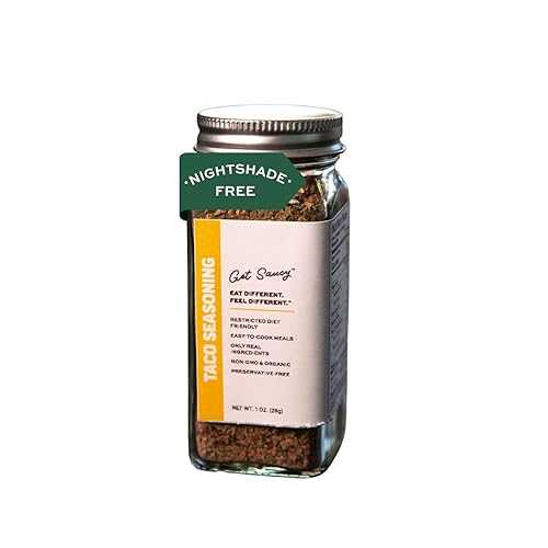 Get Saucy Taco Seasoning (2.12 薬局衡オンス.) - Non-GMO \u0026 Organic - Preservative-Free, Allergen-Free