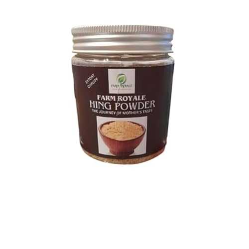 Farm Royale Asafoetida-Hing Powder Heeng -Fragrant \u0026 Fresh Incense - 100g