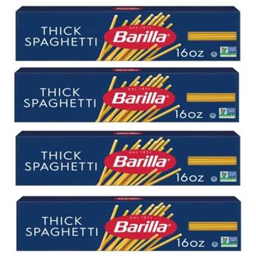Generic Thick Spaghetti Pasta (Pack Of 4 Boxes), 16 薬局衡オンス. Each