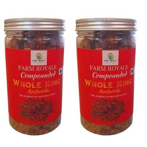 Farm Royale Hing/Asafoetida Whole /1 KG/100% Natural and Pure