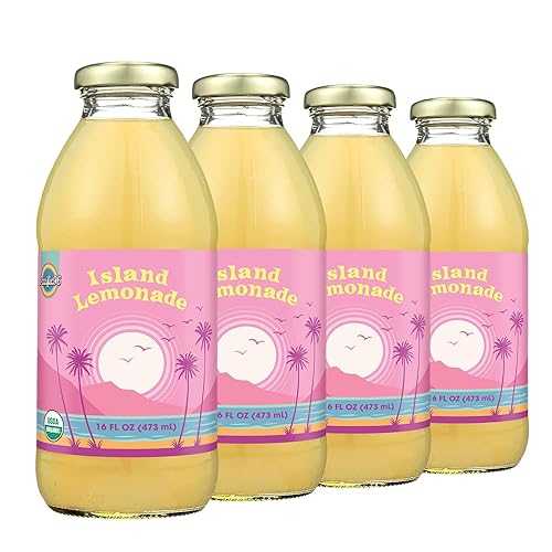 Pacific96 Organic Island Lemonade 16薬局衡オンス (4 Pack)