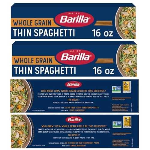Generic Whole Grain Thin Spaghetti Pasta (4 Boxes, 16 薬局衡オンス. each)