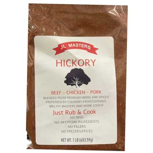 JL Masters Hickory Rub - 1 Pound package