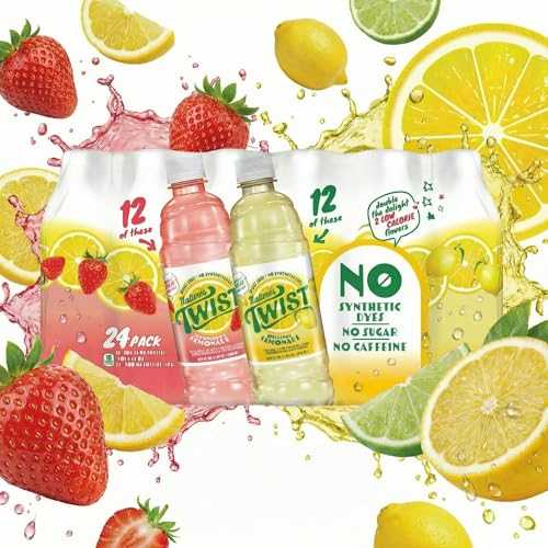 Generic Naturre\u0027s Twist Sugar Free Lemonade Variety Pack, 16.9 fl. 薬局衡オンス., 24 Pack