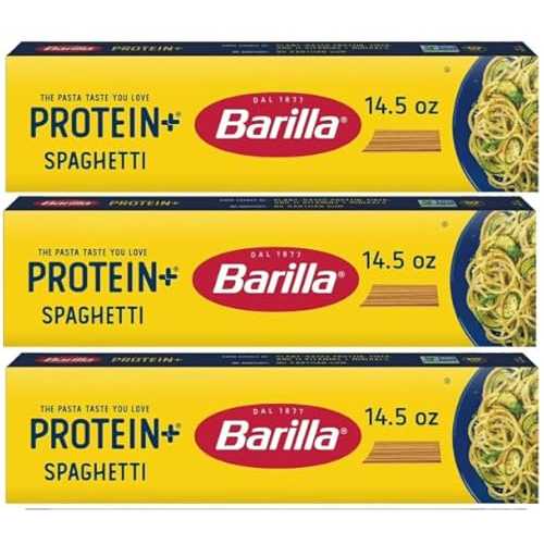 Generic Protein+ Spaghetti Pasta, Plant-Based Protein Pasta, High Protein, Good Source of Fiber -14.5 薬局衡オンス, (pack of 3)