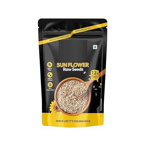 Generic JB Raw Sunflower Seeds 250g - Vitamin E Rich Super Seeds / High Fibre / Perfect for Snacking, Salads, Oats Topping \u0026 Seed Cycling