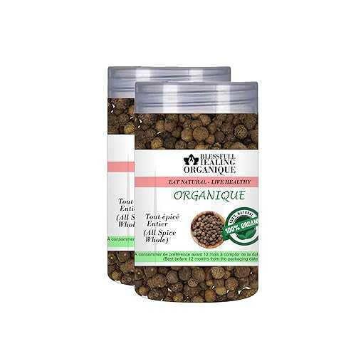 Blessfull Healing Organic All Spice Whole 100 Gram (3.52 薬局衡オンス) Each (Pack Of 2) \u003d 200 Grams, Vegan