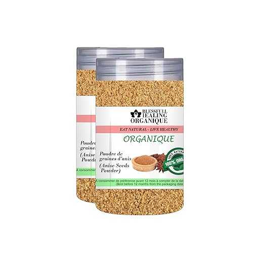 Blessfull Healing Organic Anise Seeds Powder 100 Gram (3.52 薬局衡オンス) Each (Pack Of 2) \u003d 200 Grams, Vegan