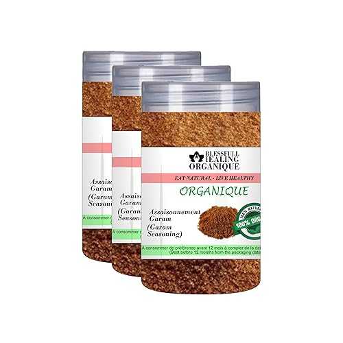 Blessfull Healing Organic Garam Masala 100 Gram (3.52 薬局衡オンス) Each (Pack Of 3) \u003d 300 Grams, Vegan