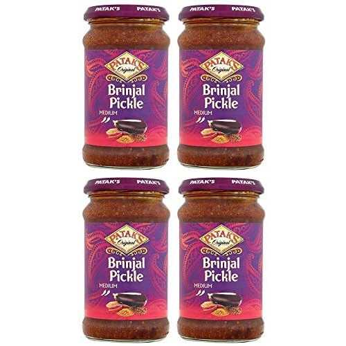 Patak\u0027s (4 PACK) - Pataks - Brinjal Pickle / 312g / 4 PACK BUNDLE