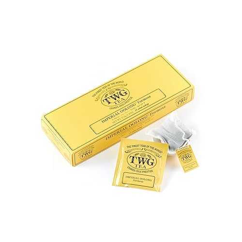 TWG Tea / Imperial Oolong / Oolong Tea / Sweet \u0026 Fruity Savour / 15 Hand Sewn Cotton Teabags / Gift Set